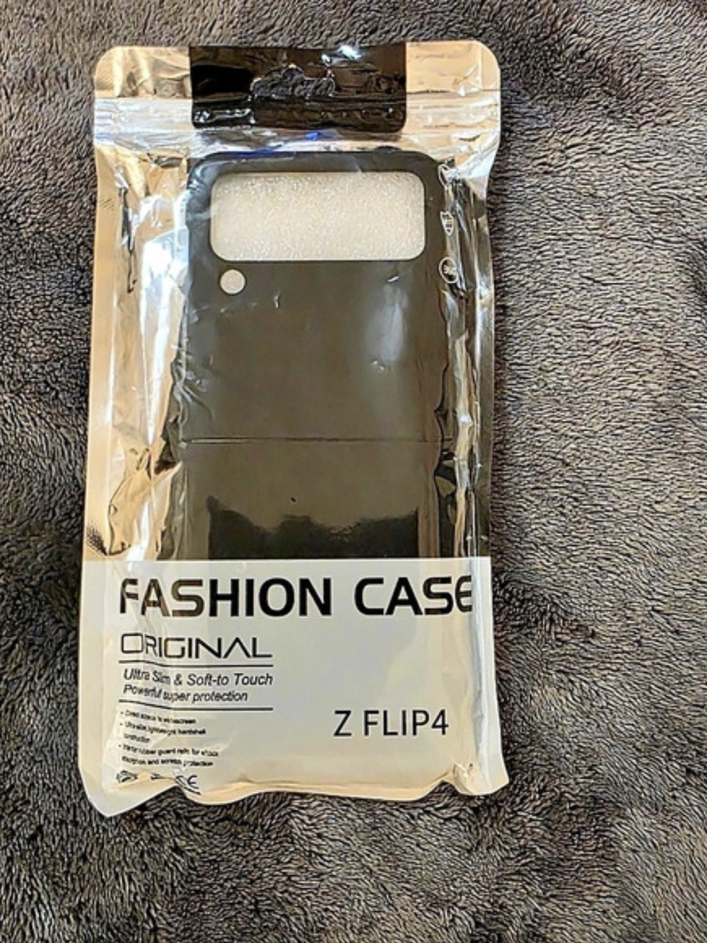Samsung Galaxy Z Flip 4 Fashion Case Black Or Purple